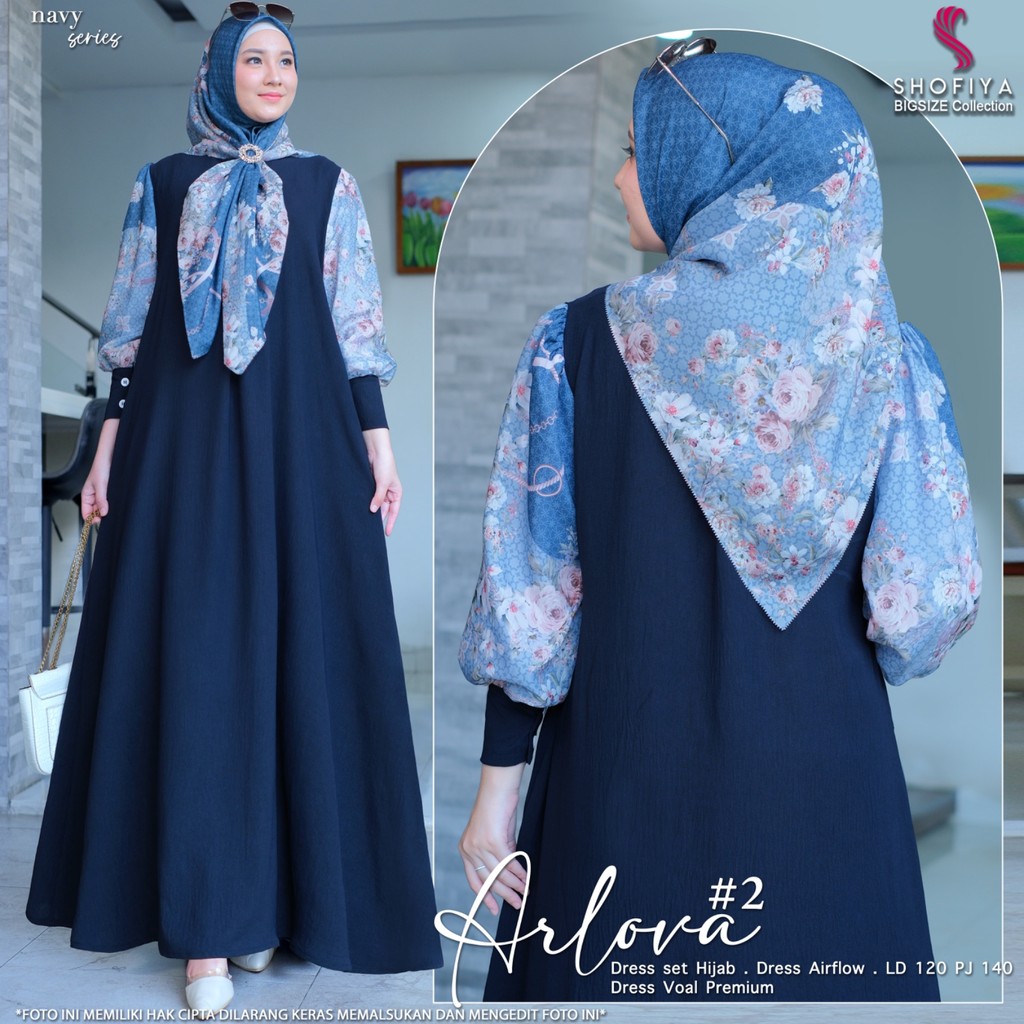 [BARU] ARLOVA 2 JUMBO DRESS ori by SHOFIYA