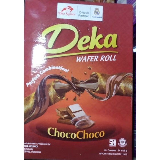 

Deka Wafer Stick Roll ( isi 24 pcs @8gr )