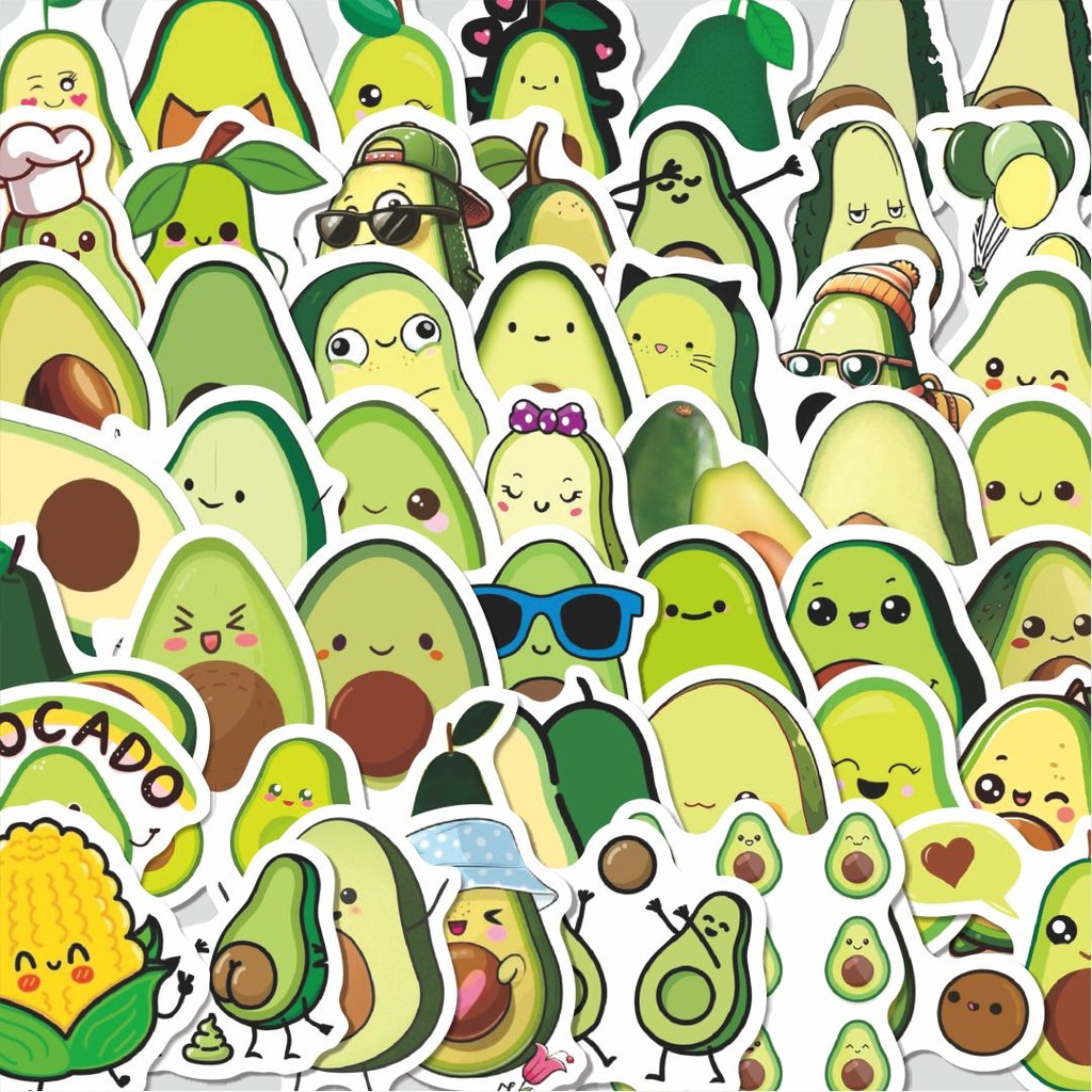 

Stiker Cutting Pack Stiker Buah Alpukat V1 Isi 100Pcs Series Aesthetic Lucu Keren Untuk Koper Bahan Vynil