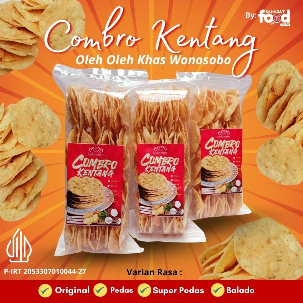 

Combro Wonosobo - Combro Kering - Combro Kentang Khas Dieng