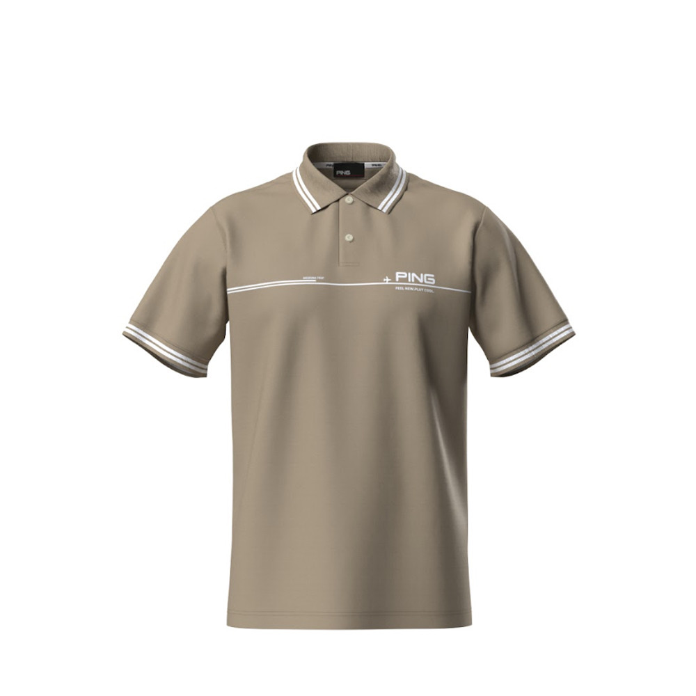 PING JAPAN Baju Polo Pria 6215160381 Baju Polo Golf, Kaos Polo Premium, Pakaian Golf Branded, Fashio