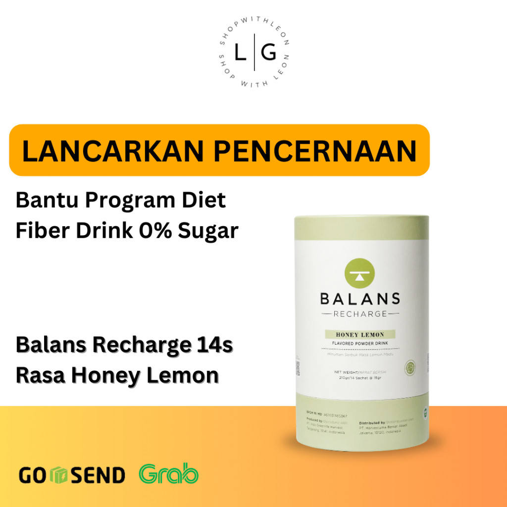 

BALANS RECHARGE FIBER DRINK 14'S MINUMAN DIET