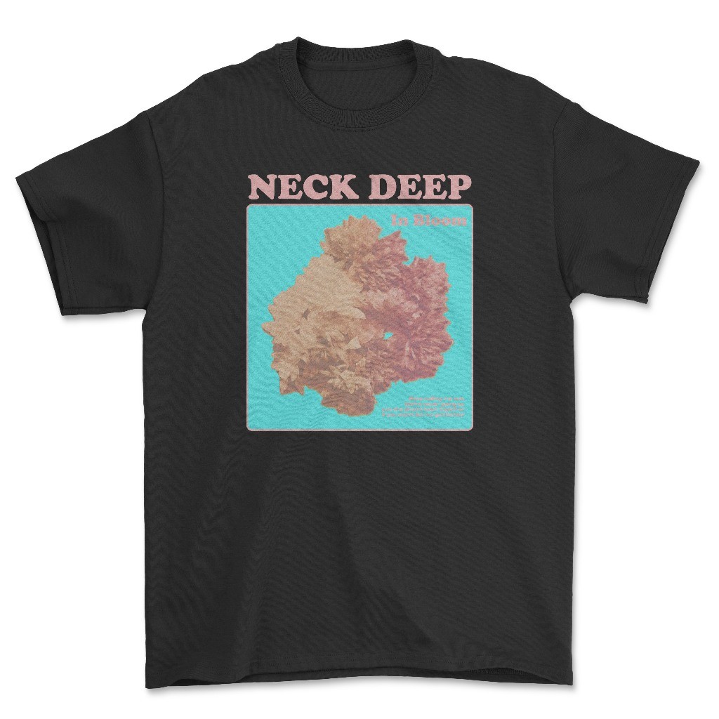 (COD) Baju Band - Neck Deep In Bloom T-Shirt & Kaos Tanpa Jaitan Samping - Pria Wanita Dewasa Unisex