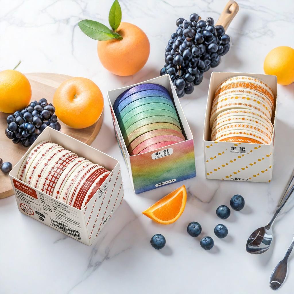 

Washi Tape 10 Rolls SIMPLE EDITION Masking Tape Motif Simple untuk Scrapbook, Planner, dan Journal Lucu Craftycharm