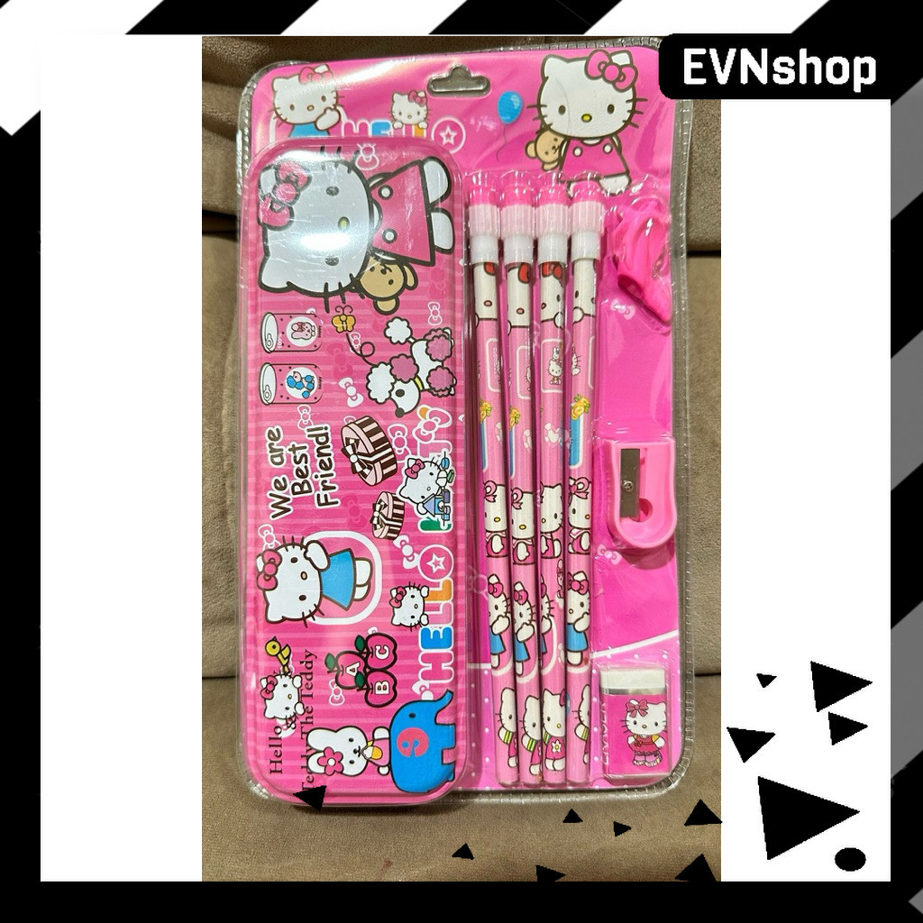 

Set Alat Tulis Anak Karakter Disney dan Sanrio – Kotak Pensil, Pensil, Rautan & Penghapus 506