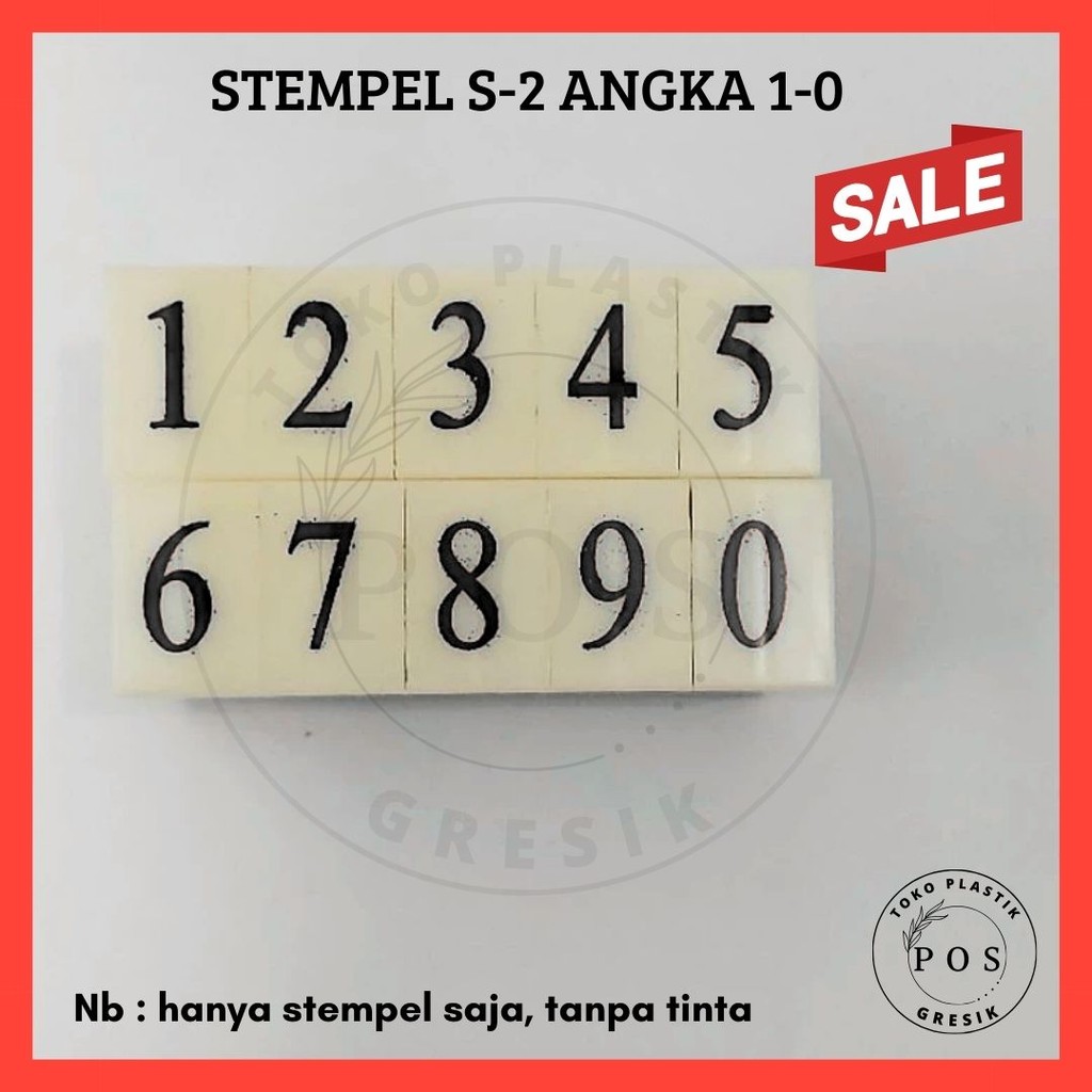 

Stempel S-2 Angka 1-0 Number Stamp Tanggal Stempel Angka Rakitan