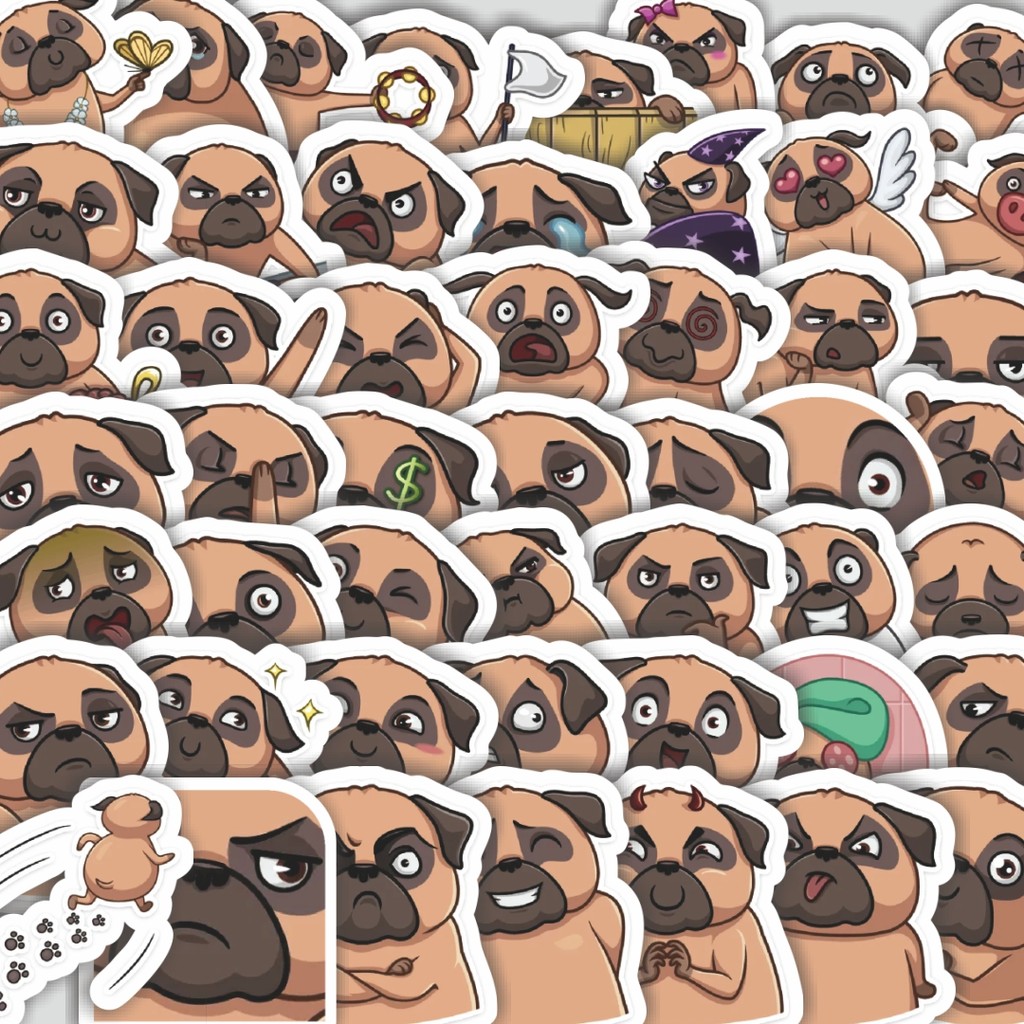 

Stiker Cutting Pack Stiker Kartun Boone The Dog Isi 100Pcs Series Aesthetic Lucu Keren Untuk Koper Bahan Vynil