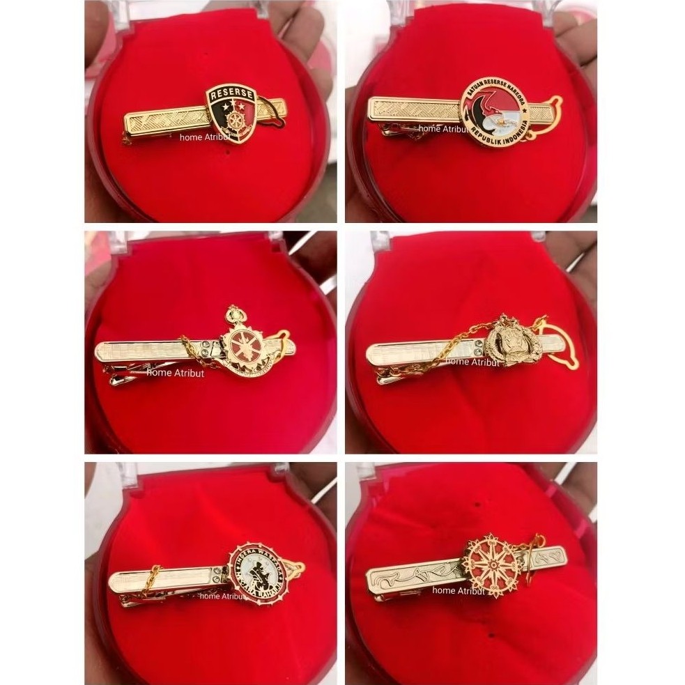 jual penjepit Dasi polri  lengkap reserse Reskrim tribrata Intel Kresna Cakra Intel paminal premium