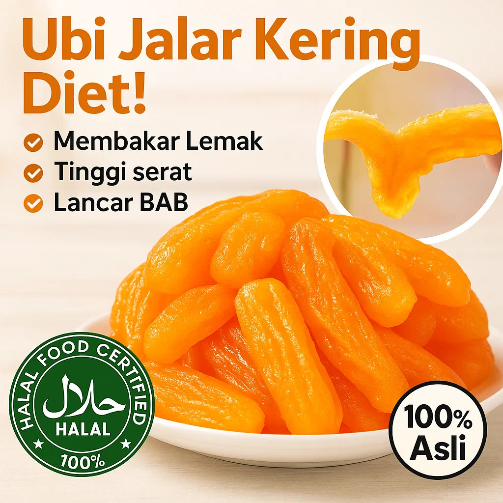 

Pengiriman 24 Jam【Makanan Rendah Gula】 250g Ubi Jalar Ungu Dan Kering Yang Manis, Lembut Dan Seperti Lilin/Makanan Ringan Ubi Jalar Kristal Rendah Gula/Camilan Sehat Untuk Anak-Anak