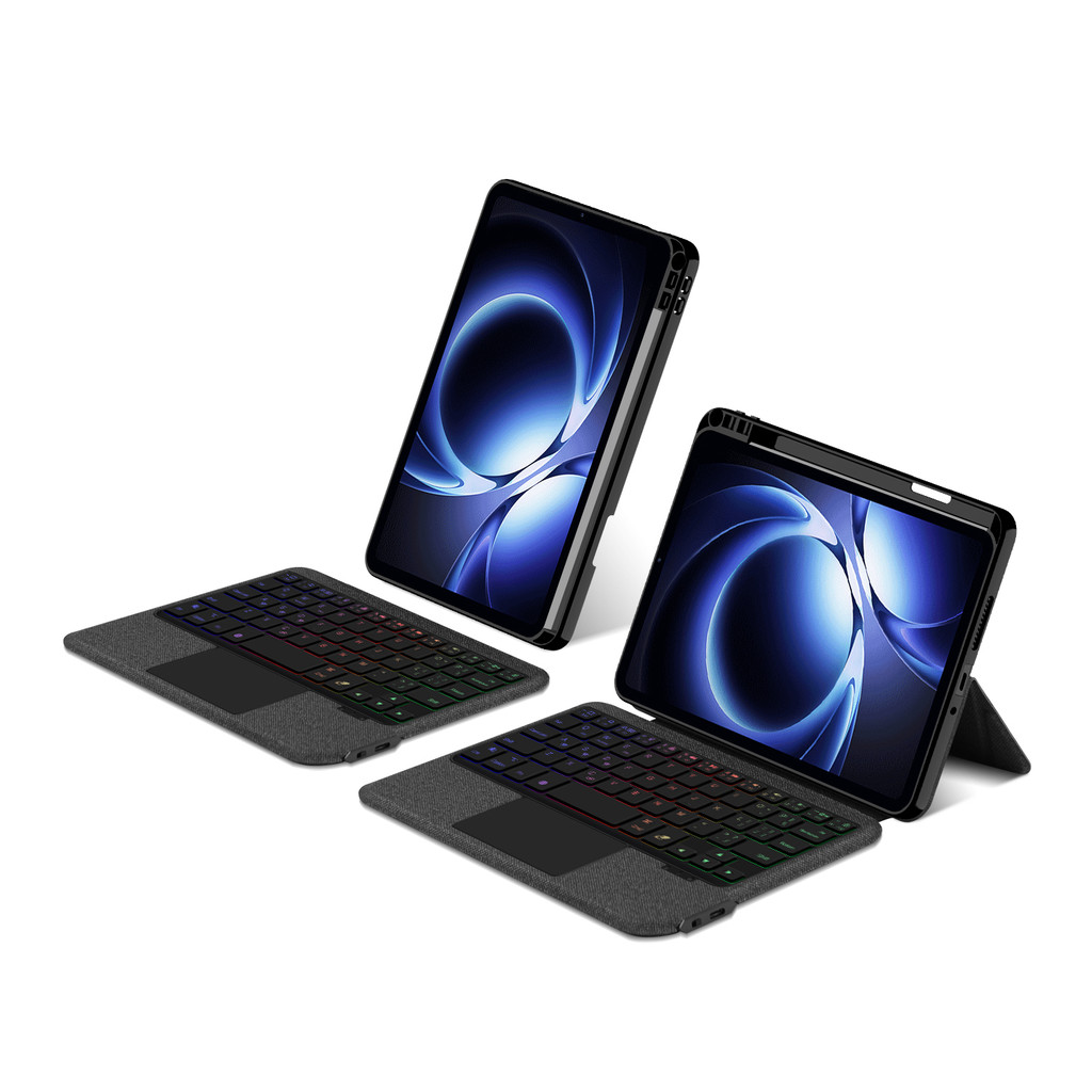 AJIUYU Magic Keyboard For  Redmi K Pad 2025 KPad 8.8" Smart Cover Case Magnetic Separate Backlit Tra