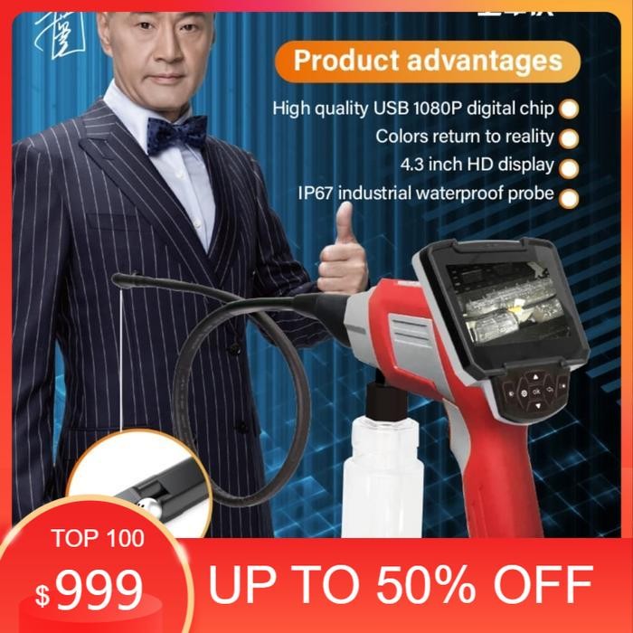 Kamera Alat cuci mobil AC dll endoscope boroscope camera spray clean