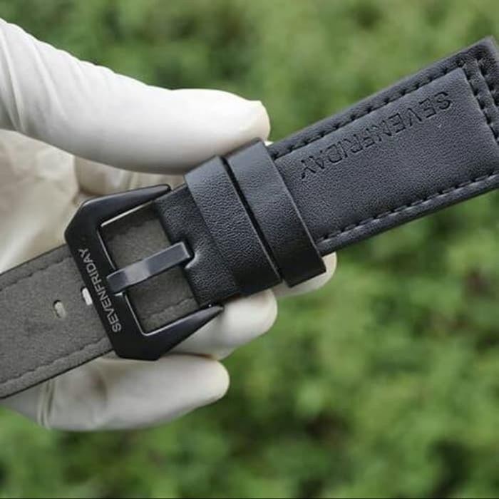 [Akssesoris Watch] Tali Jam Seven Friday Kulit Leather Strap Sevenfriday 28MM - Cokelat