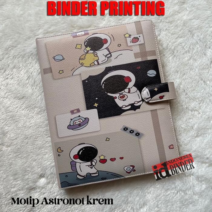 

BINDER PRINTING LITTLE ASTRONOT UKURAN A5/20RING & B5/26RING - A5/20RING