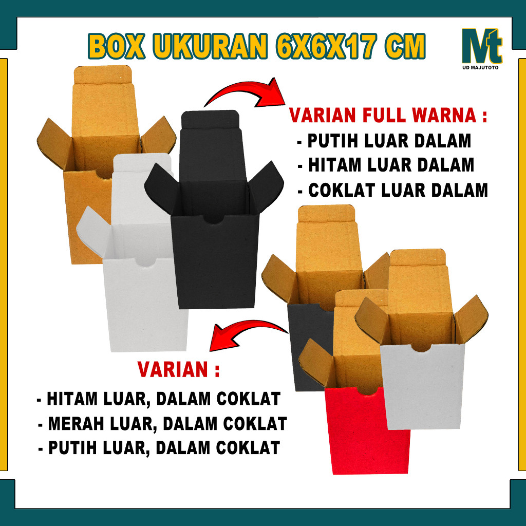 

Box 6x6x17 Cm / Box Siplock / Box Parfum / Kardus Polos