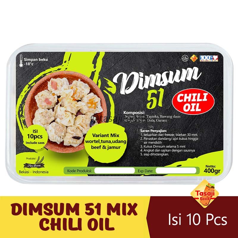 

Dimsum 51 Mix Chili Oil Isi 10 Pcs Frozen