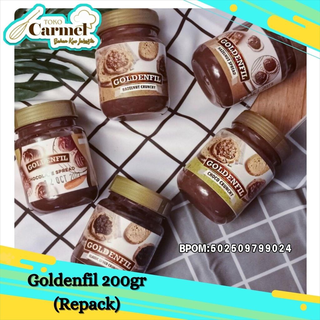 

JAKARTA - GOLDENFIL Selai Coklat Crunchy 200gr Aneka Rasa