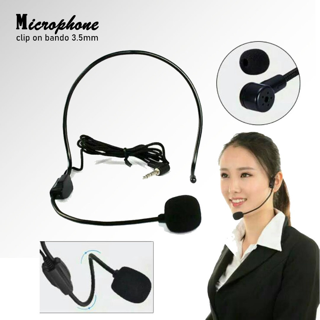 MICROPHONE CLIP ON " BANDO " (3.5 MM) | Microphone Bando