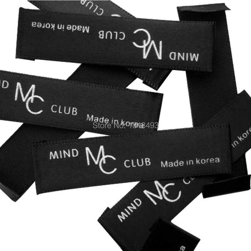 

custom clothing screen printing labels/garment care labels/clothing main labels/satin printed tags 2000 pcs a lot