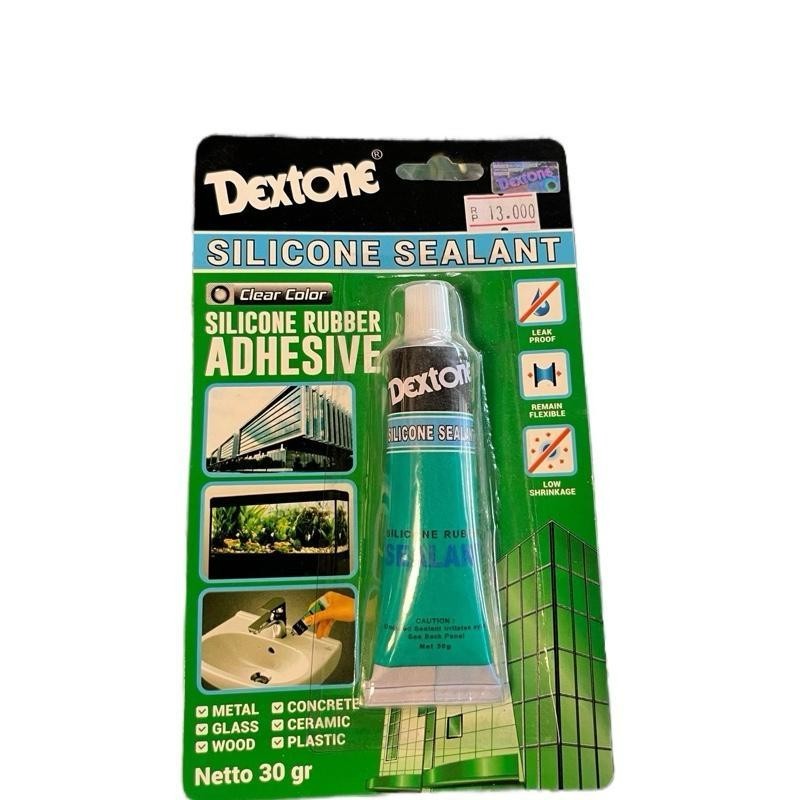 

Lem DEXTONE Silicone Sealant 30g / 70g – Lem Kaca Bening, Lem Aquarium, Tahan Air & Panas, Sealant Serbaguna Anti Bocor