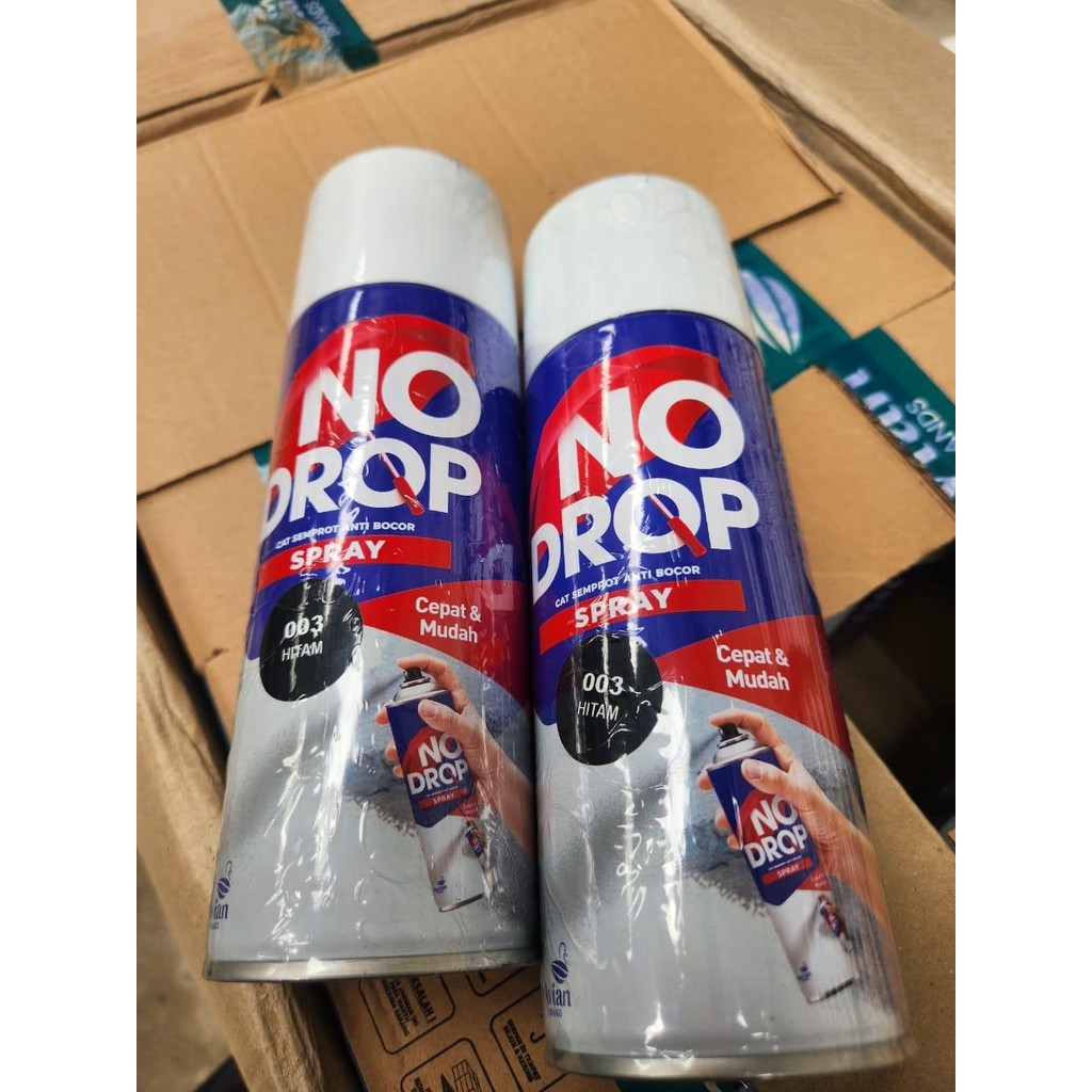No Drop Cat Semprot Spray 003 Hitam Anti Bocor Semprotan Tahan Air Waterproof Avian