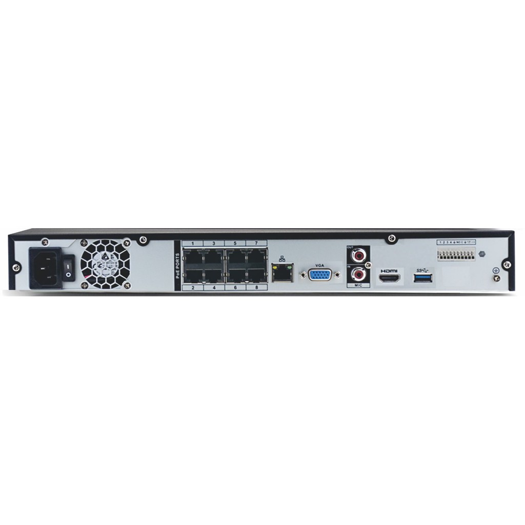 Dahua NVR4208-8P-EI NVR4216-16P-EI NVR4232-16P-EI PoE WizSense NVR 8CH 16CH 4K 16MP H.265 2 SATA par