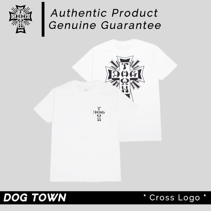 (COD) Dog town Kaos  T shirt Skateboard Authentic Original Branded DOGTOWN - S