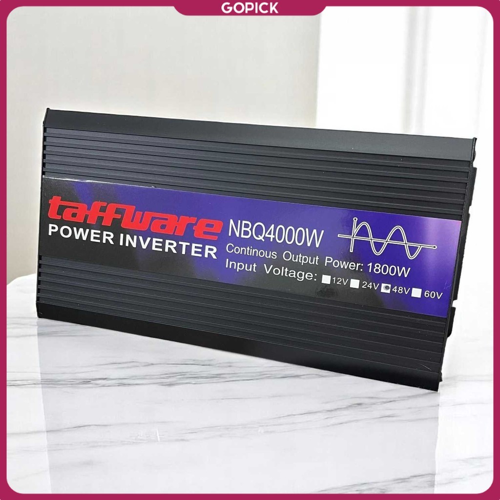 Taffware Power Inverter Mobil Pure Sine Wave DC 48V to AC 220V 4000W - NBQ4000W