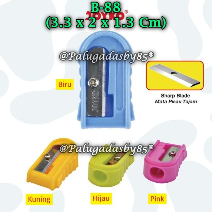 

(1 Tube Isi 60 Pcs) Rautan Tabung JOYKO B-88 / Rautan Serutan Sharpener Joyko B-88 (1 Tube/60)