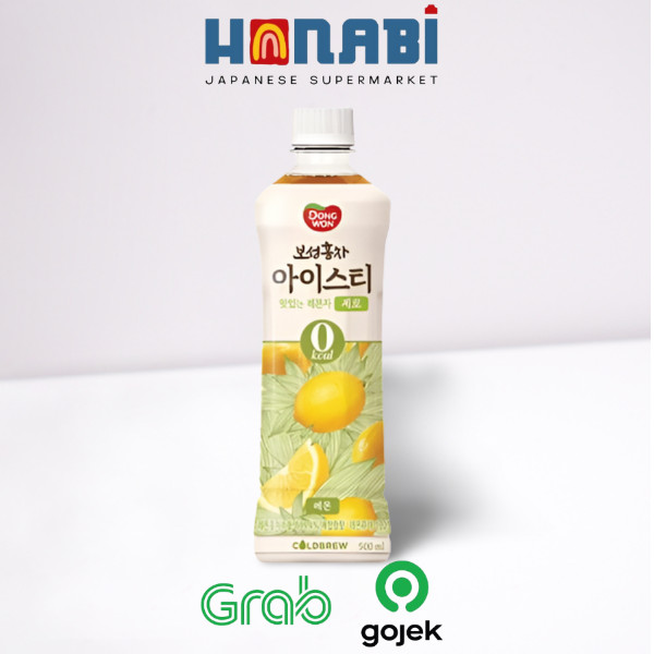 

Dongwon Lemon Ice Tea 0 Kcal 500ml - Teh Rasa Lemon Made In Korea