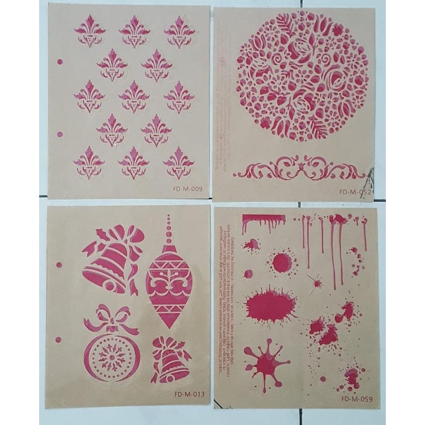 

♡START ˎˊ˗-[KYMALL] Accessories Promo Stencil FUN DECO FDM Decorasi Motif - COVER