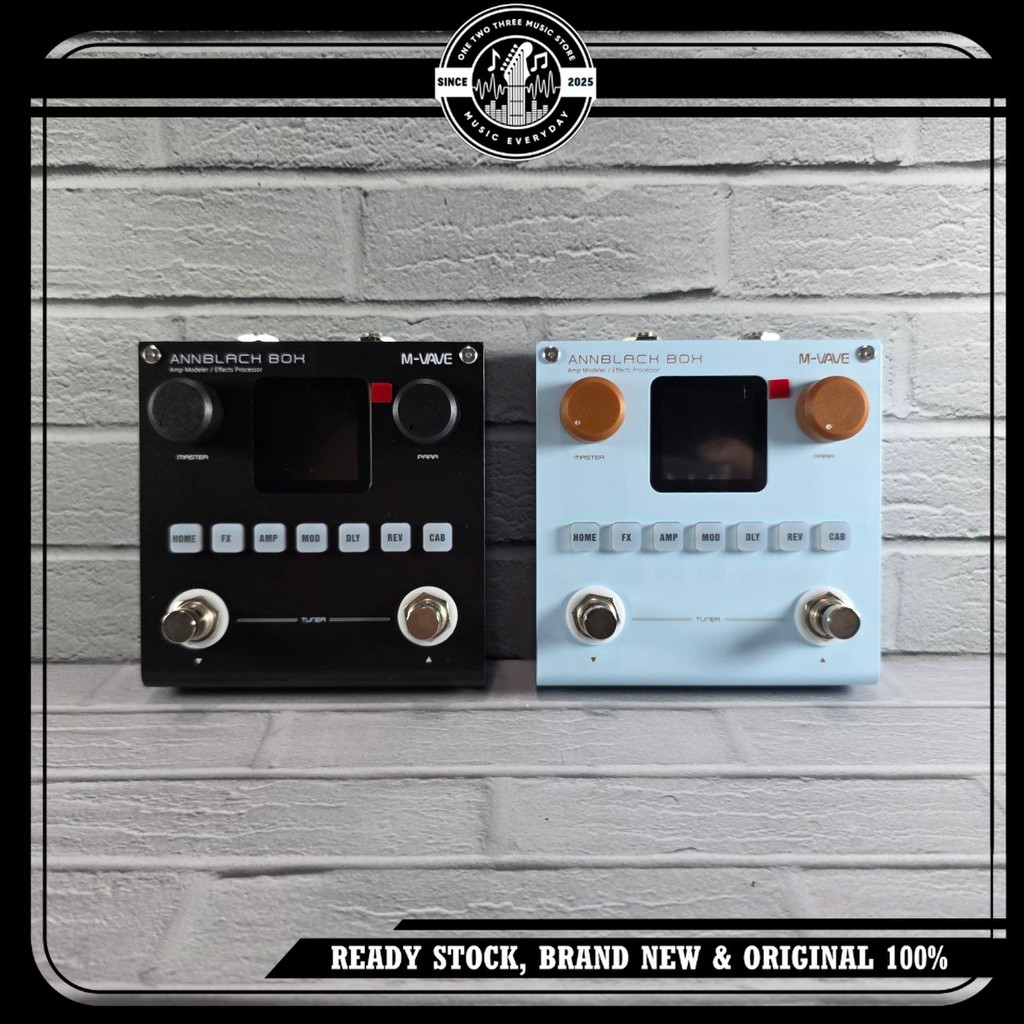 Efek Gitar M-VAVE ANNBLACKBOX AMP Modeler Effects Processor Multi Efek Bluetooth Portable Pedal Elec