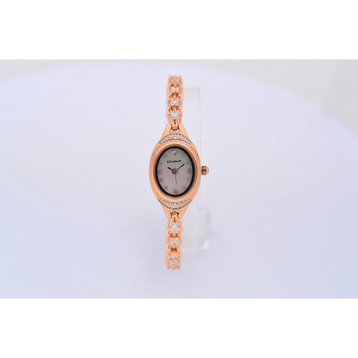 ORIGINAL Jam Tangan Wanita - Elizabeth | Chain Strap 2203-0663 - Rose Gold