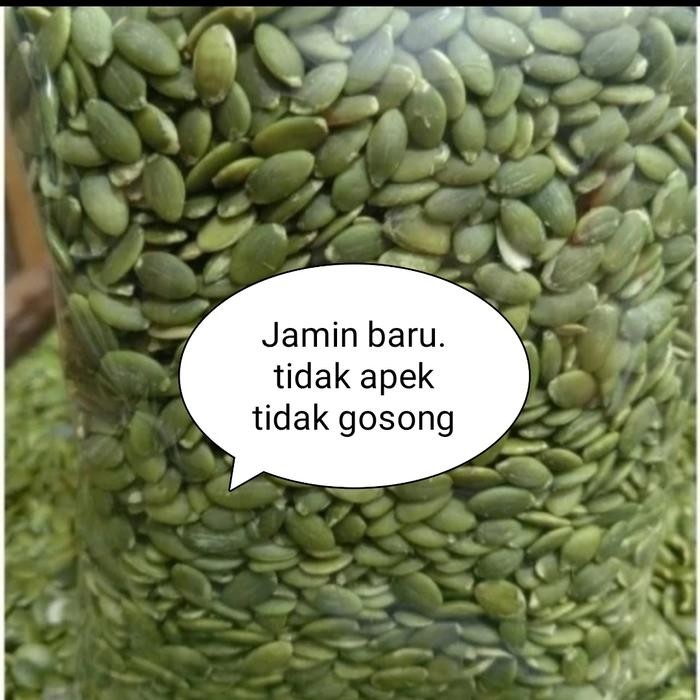 

Kuaci Biji Labu Hijau Kupas Panggang Oven Pumpkin seed 500gr
