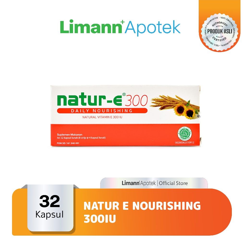 Natur-e Nourishing 3000 IU untuk Mencegah Penuaan Dini 32 Kapsul
