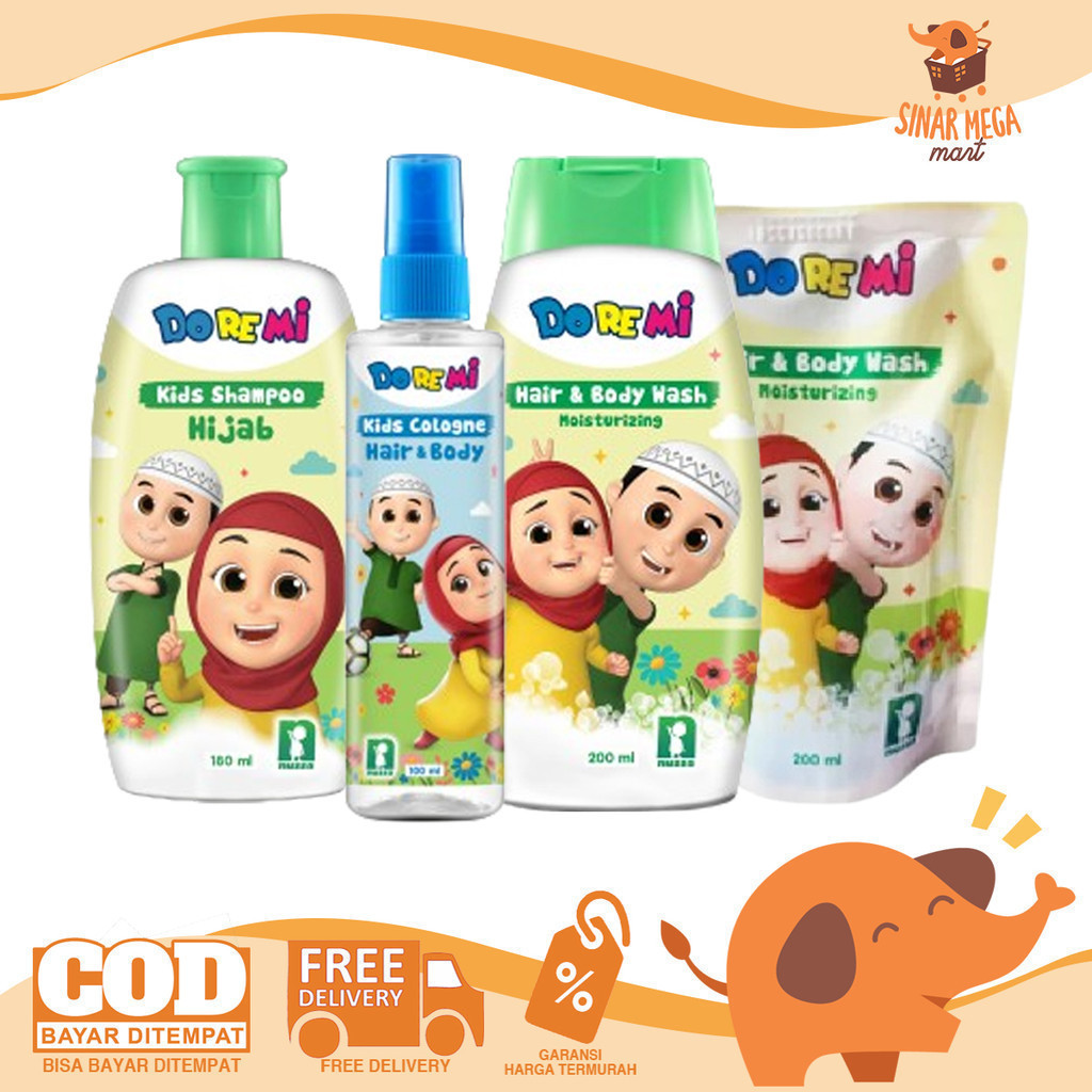 DOREMI Nussa Rara Collection - Shampo, Body Wash, Cologne Nussa Rara Murah