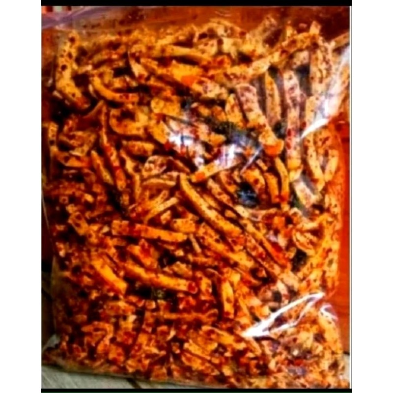 

Basreng bandung 1 kg pedas daub jeruk bumbu melimpah