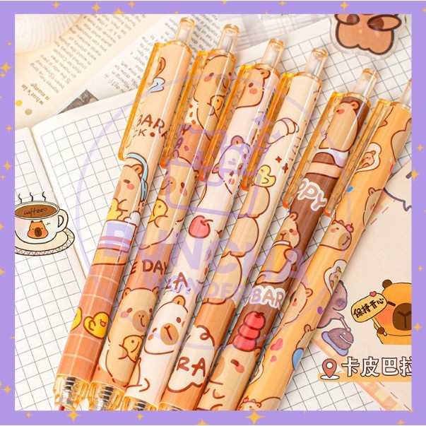 

BW PROMO Pulpen Gel / Gel Pen 0.5mm Tinta Hitam Motif Karutn Karakter Nyaman Digenggam S-AT039