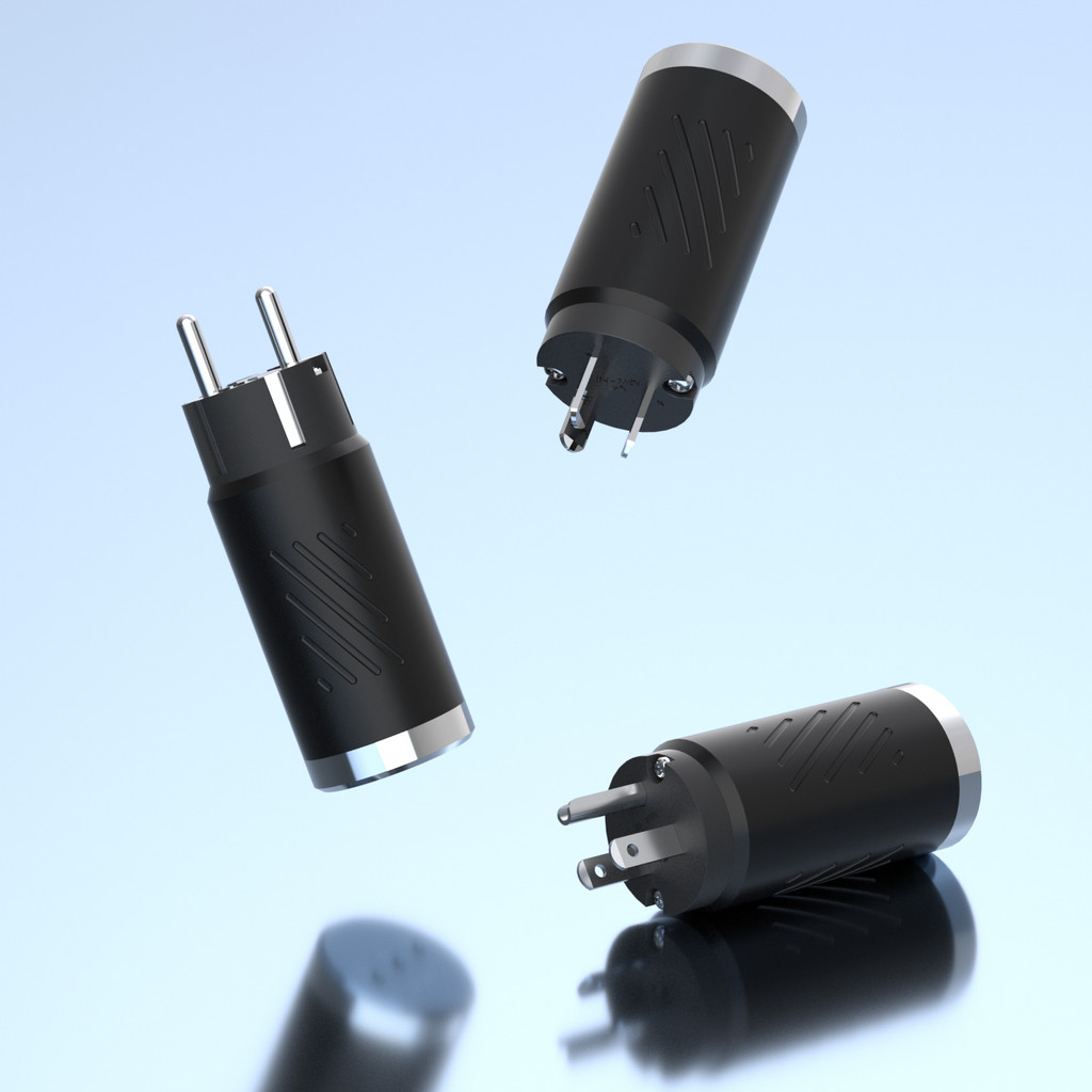 Preffair HiFi Audio power Portable filter Common noise filter Reduce noise EMI filter Normal noise f