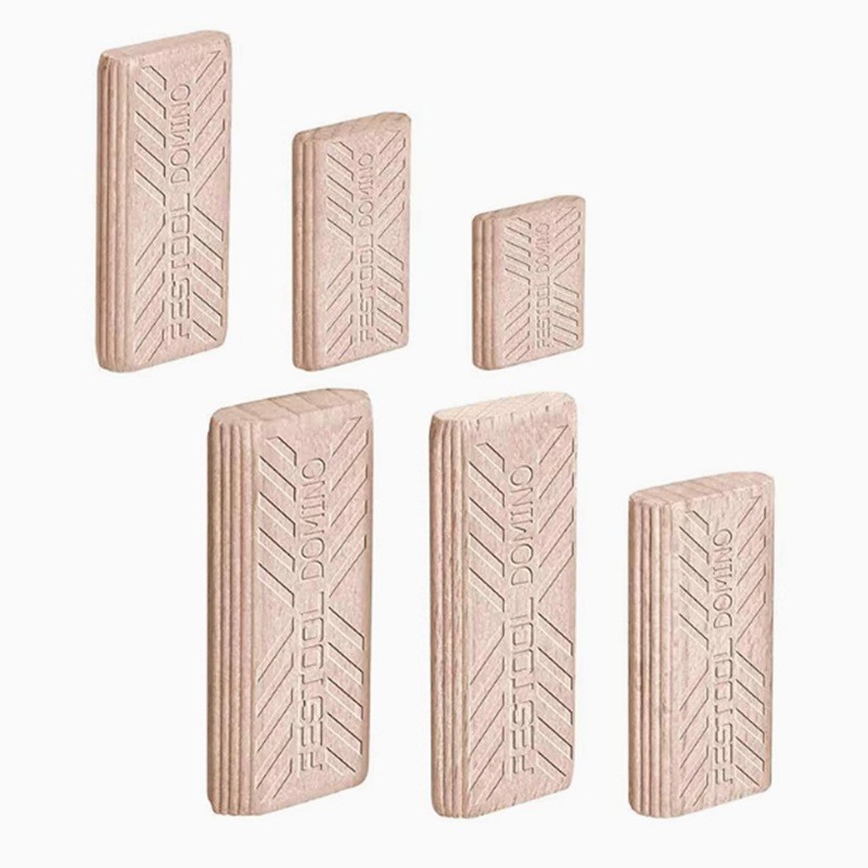 Domino wood tenon DF500 square tenon flat tenon beech  furniture connection panel