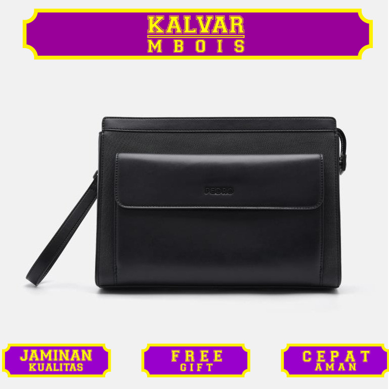 Tas Pria Pedro Original Evans Portfolio Bag Man Bag Tas Kerja Clutch