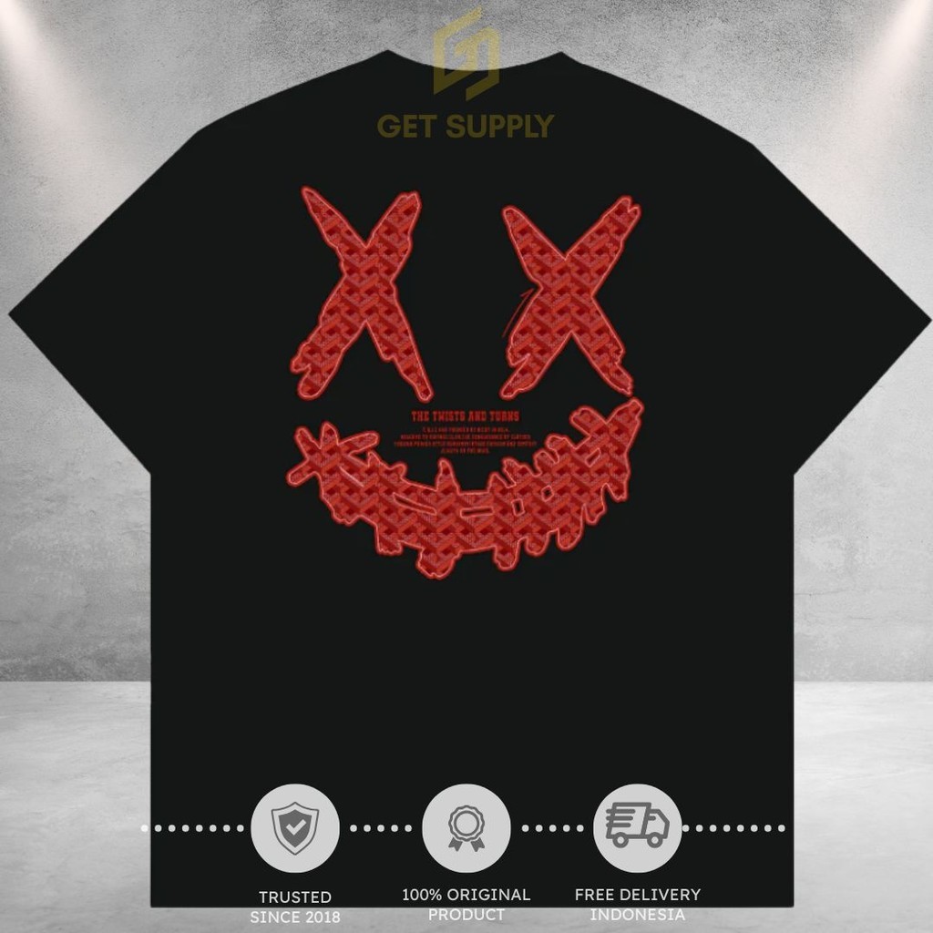 (COD) RICKY IS CLOWN ORIGINAL RIC JOKER TWIST N TURNS GOYARD STYLE EMBROIDERY BAJU RICKYISCLOWN BORD