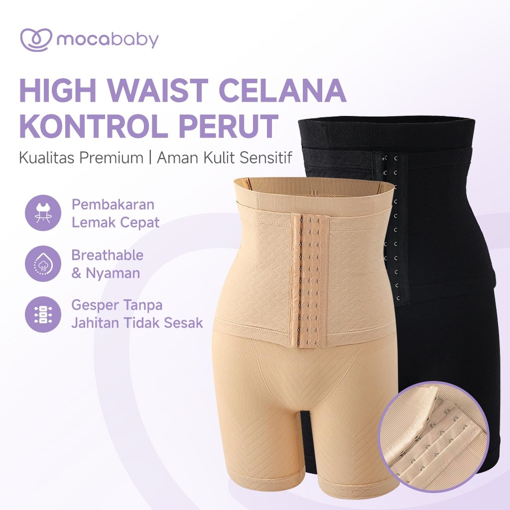 CF45RH Mocababy Korset Pelangsing Korset Melahirkan Korset Perut Korset Celana Celana Korset High Wa