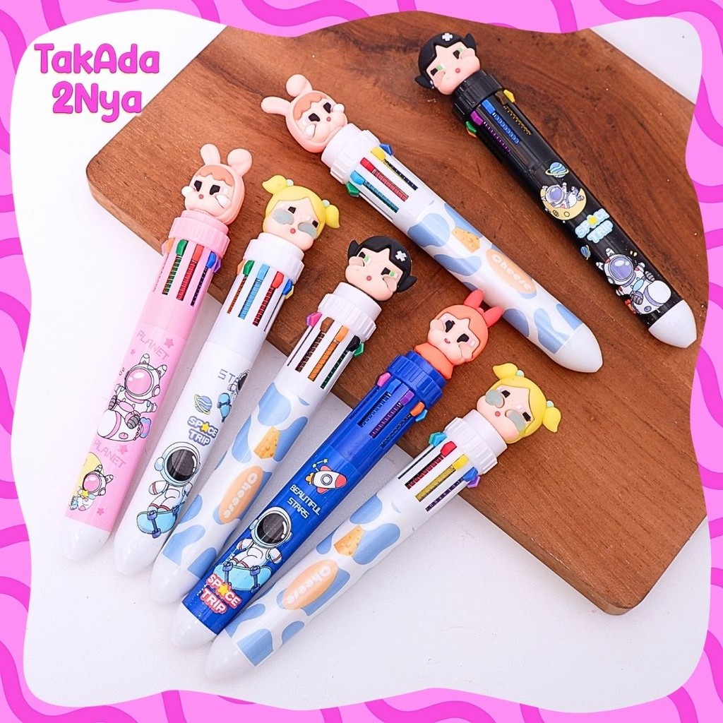 

Pena 10 Warna PowerPuff Girl Cry Baby Pulpen Multi Warna Warni PC-1913 Karakter Lucu Astronot Karakakter Astronaut Lucu Anak Sekolah Grosir Bisa COD Rainbow