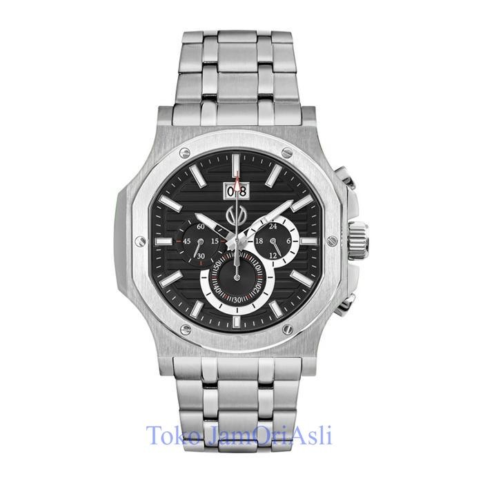 Promo Original Jam Tangan Pria Christ Verra CV 12202G-11 BLK Garansi Resmi 2 Tahun