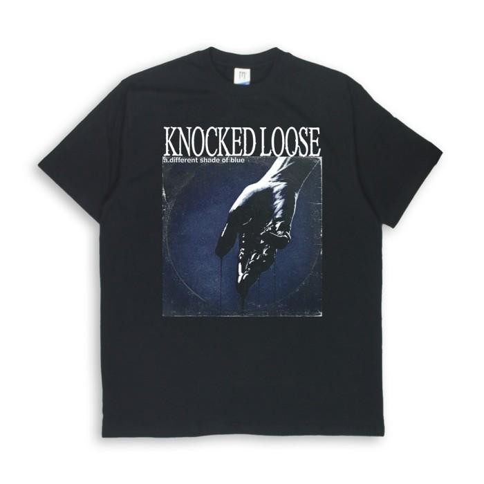 (COD) Kaos T-shirt KNOCKED LOOSE "a different shade of blue" baju band - Cotton 30's, S - Merchcons 