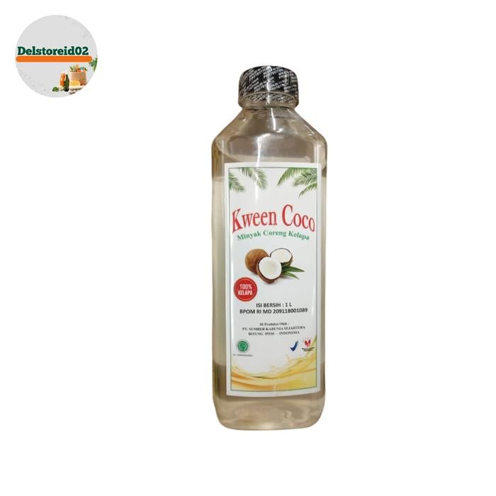 Kween coco coco dressing oil (minyak goreng kelapa) 1 liter