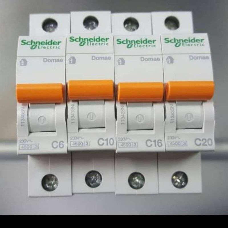 Mcb schneider 1phase domae 6a,10a,16a,20a ORIGINAL SCHNEIDER