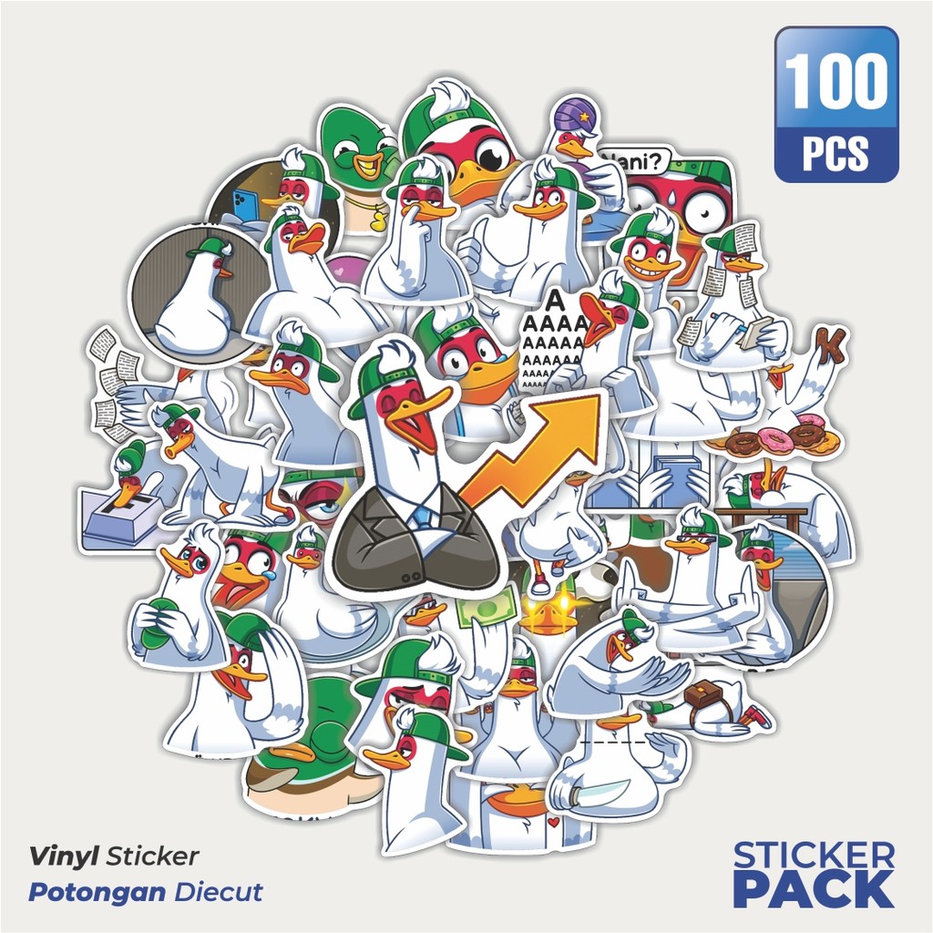 

MURAH 100 PCS Stiker Vk Bryak Waterproof Aesthetic- Untuk Laptop, Motor, dan Helm - Paper Stationery Pack
