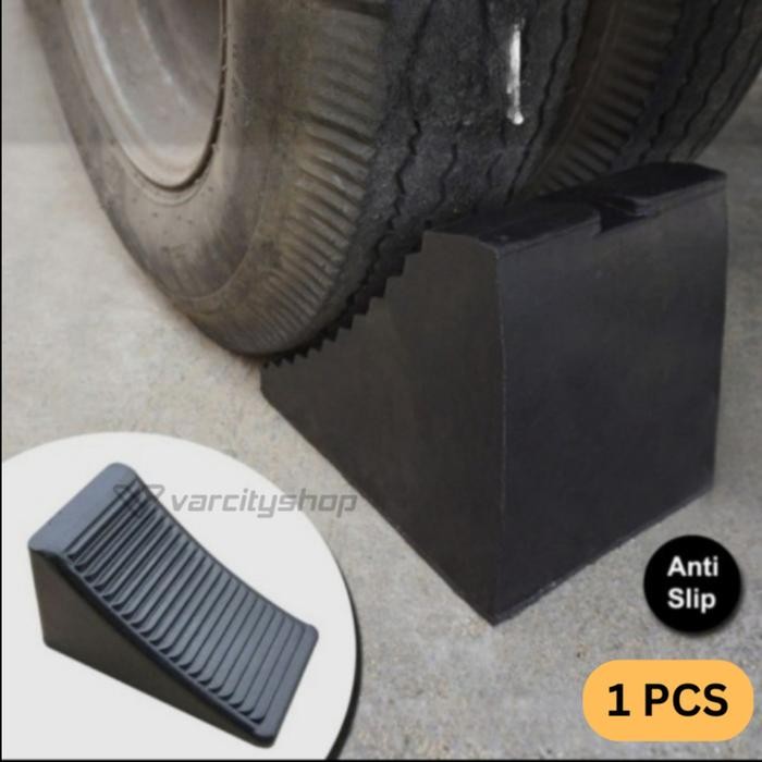 Karet Ganjalan Parkir Ban Ganjal Mobil Rubber Wheel Penahan Ban Ganjalan Parkir