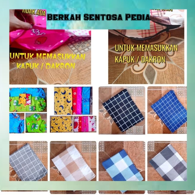 (Promo TOKO BARU) Wadah kapuk / urung bantal guling untuk diisi Dakron kapuk / Kulit bantal guling k